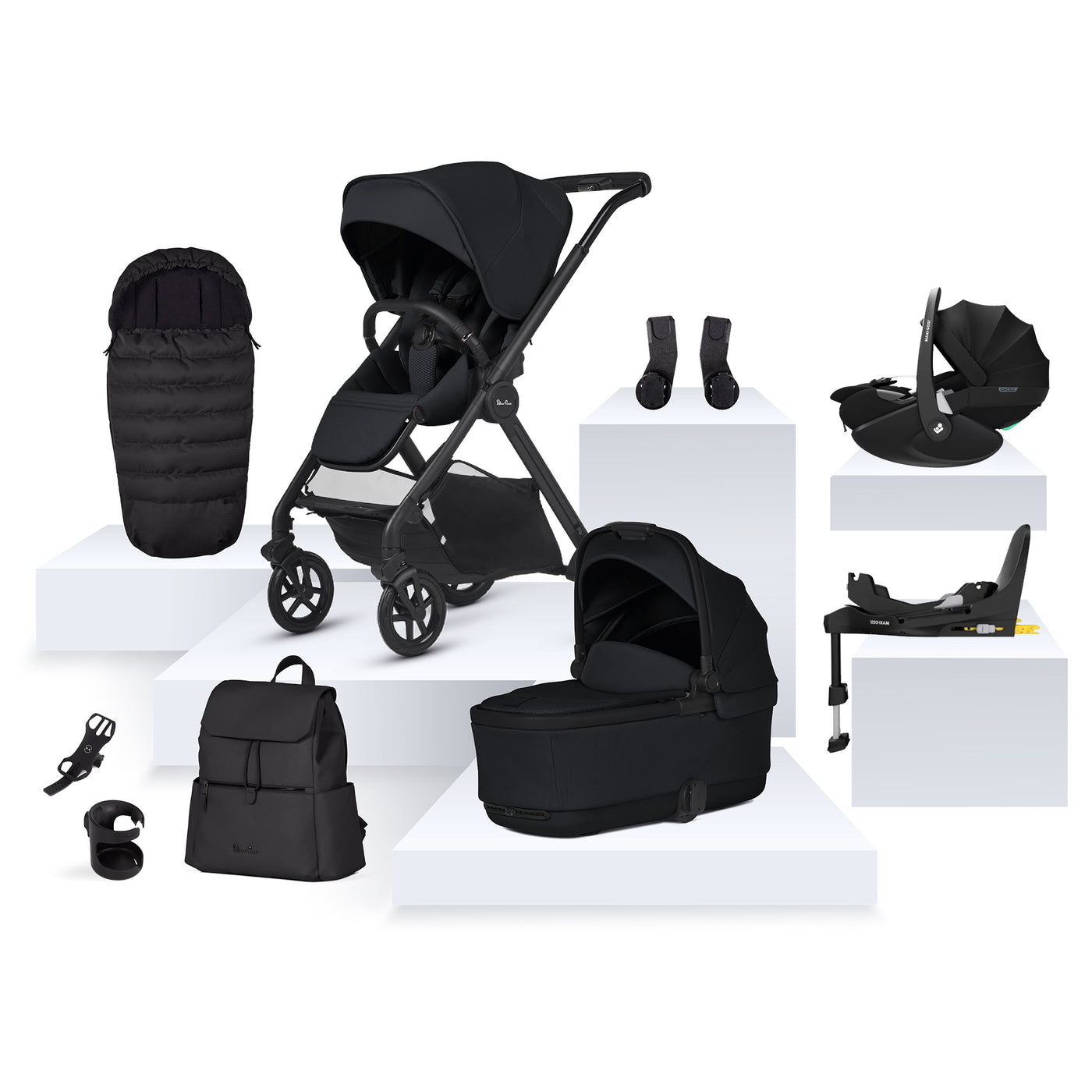 Silver Cross Reef 2 Maxi-Cosi Pebble 360 Pro2 Ultimate Bundle - Space