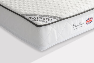 Silver Cross Quilted TrueFit Superior Cot Bed Pocket Sprung Mattress