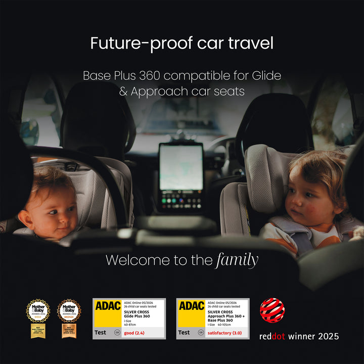 Silver Cross Cove 2 Ultimate 360 Family Car Seat Bundle - Chocolate