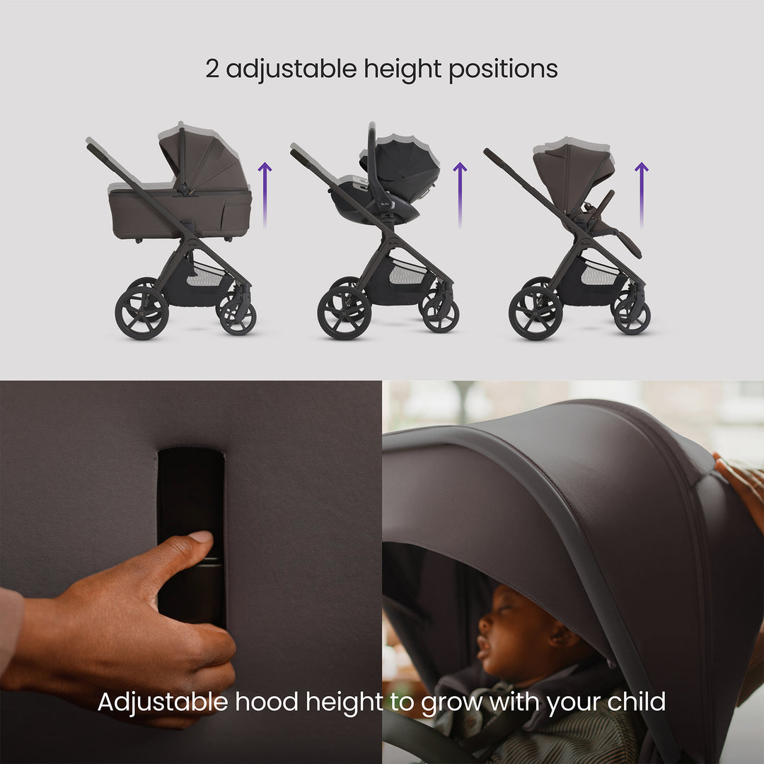 Silver Cross Cove 2 Ultimate 360 Family Car Seat Bundle - Chocolate
