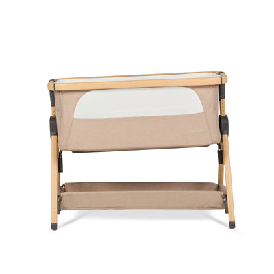 Silver Cross Lunar Co-Sleeper Bedside Crib - Oatmeal