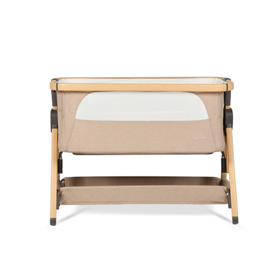 Silver Cross Lunar Co-Sleeper Bedside Crib - Oatmeal