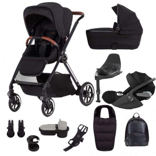 Silver Cross Reef Ultimate Cybex Cloud T Bundle with First Bed Folding Carrycot - Orbit
