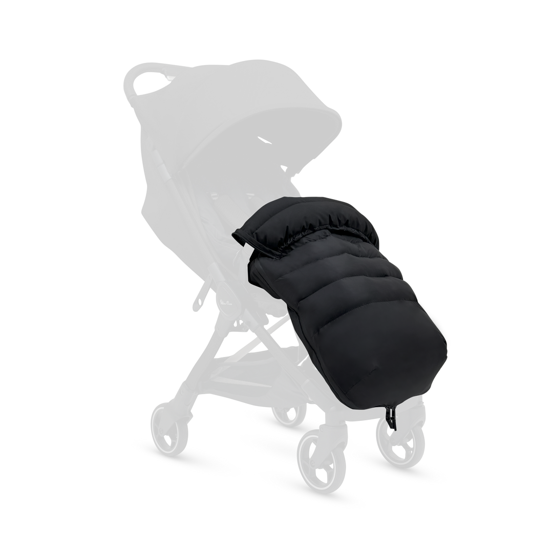 Silver Cross Universal Stroller Footmuff - Black