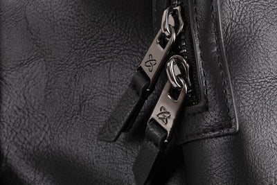 Silver Cross Vegan Leather Rucksack - Black