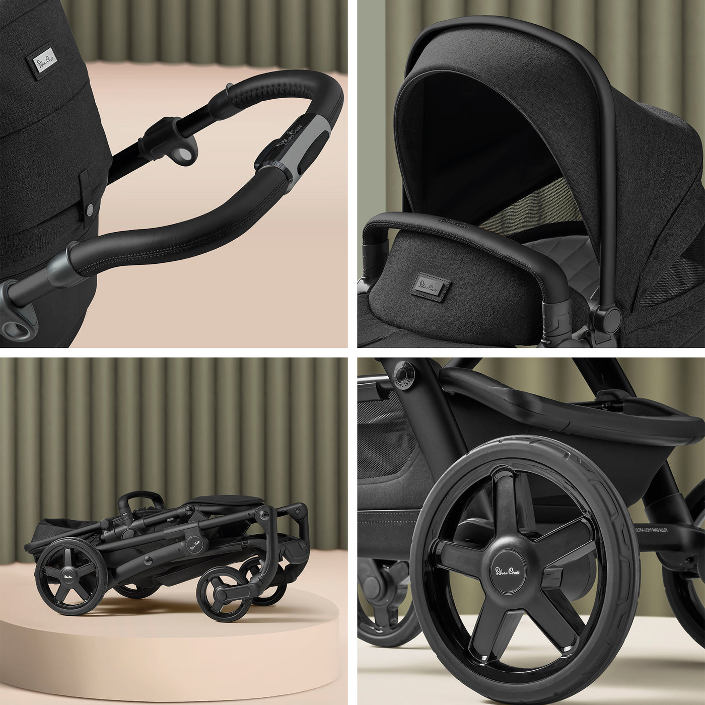 Silver Cross Wave 3 Pushchair - Onyx