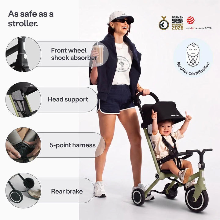 SmarTrike Wonder Trike Stroller - Light Olive