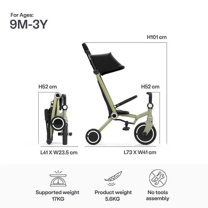 SmarTrike Wonder Trike Stroller - Light Olive
