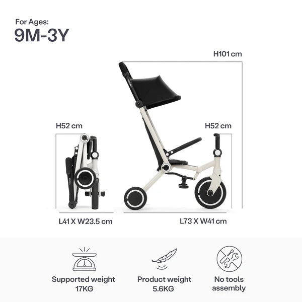 SmarTrike Wonder Trike Stroller - Moonlight