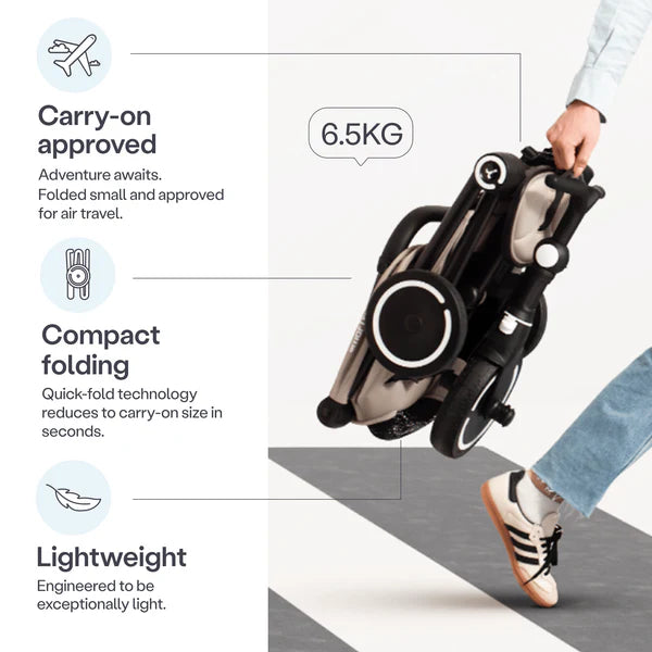 SmarTrike Wonder Max Trike Stroller - Stone Beige