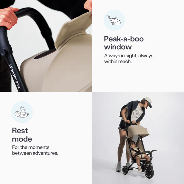 SmarTrike Wonder Max Trike Stroller - Stone Beige