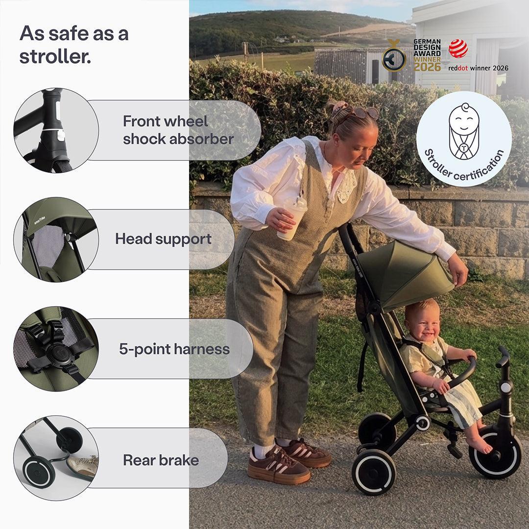 SmarTrike Wonder Max Trike Stroller - Deep Sage