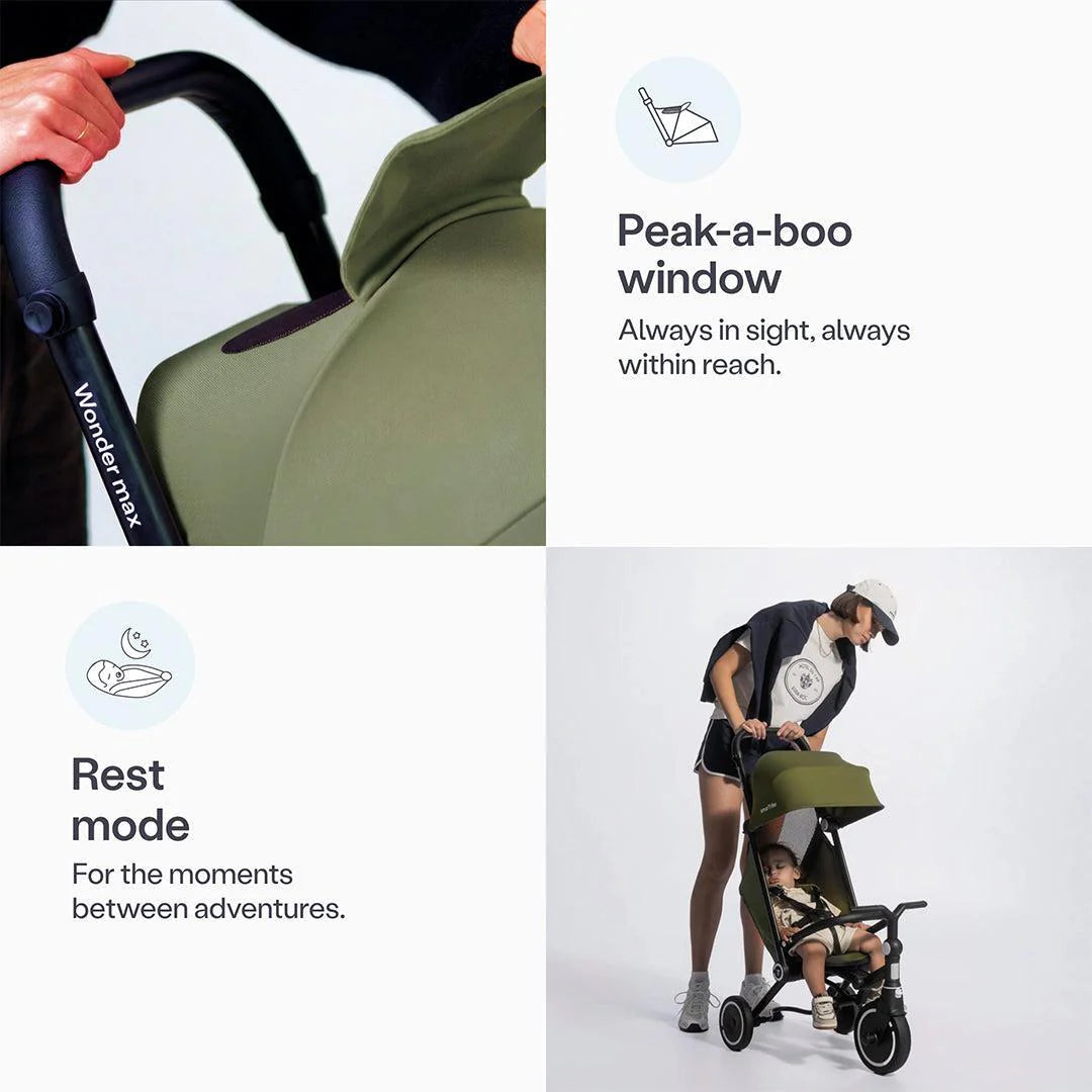SmarTrike Wonder Max Trike Stroller - Deep Sage