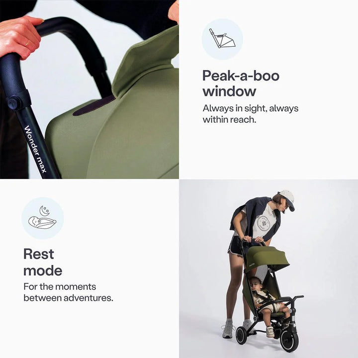SmarTrike Wonder Max Trike Stroller - Deep Sage