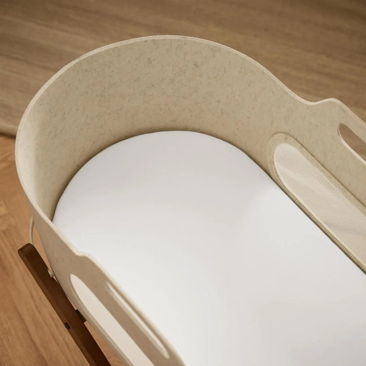 Snuz Twin Pack Moses Basket Fitted Sheets - White