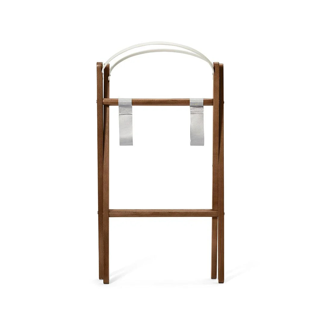 SnuzBaskit Barley Moses Basket & Walnut Stand