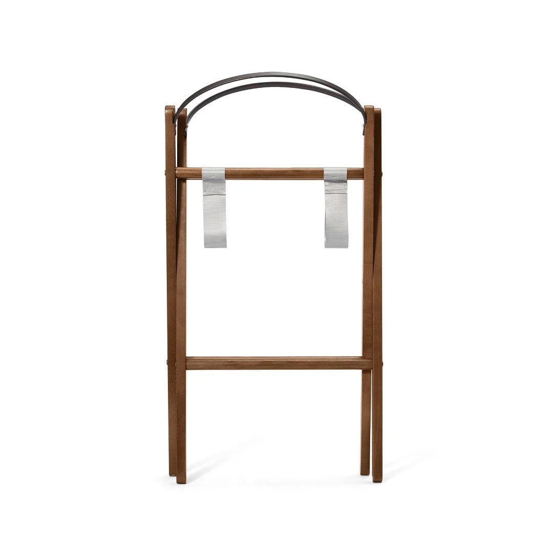 SnuzBaskit Graphite Moses Basket & Walnut Stand