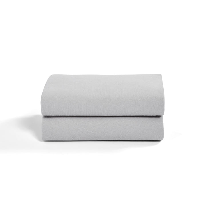 Snuz 2 Pack Crib Fitted Sheets - Grey