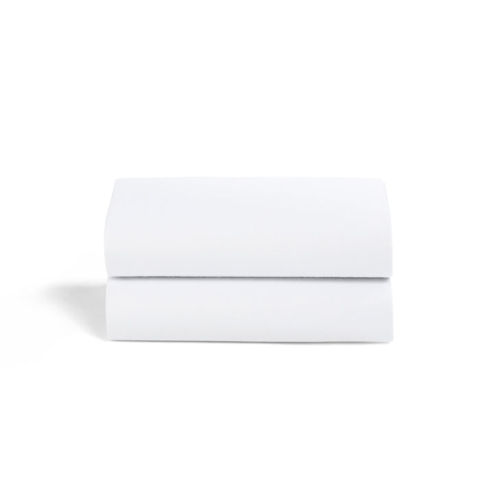 Snuz 2 Pack Crib Fitted Sheets - White