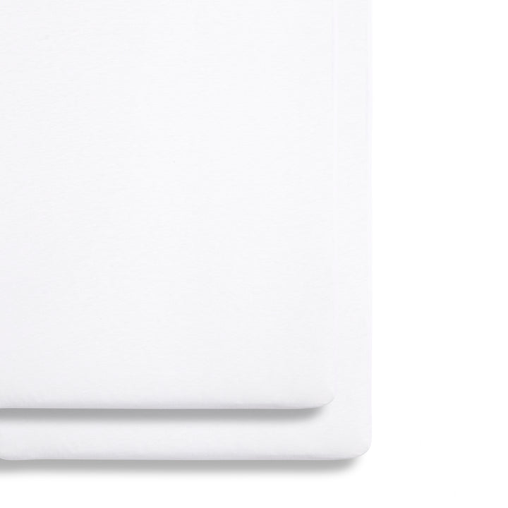 Snuz 2 Pack Crib Fitted Sheets - White