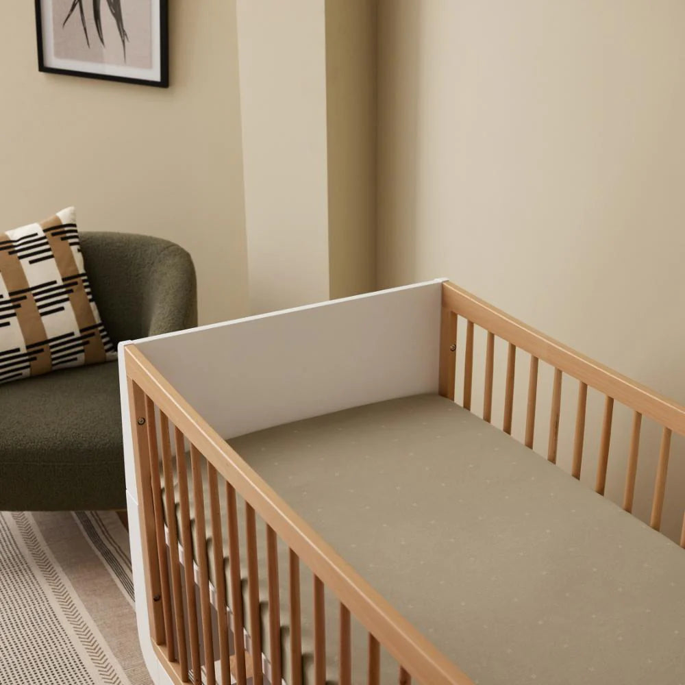 Snuz 2 Pack Cot & Cot Bed Fitted Sheet - Sage Cross