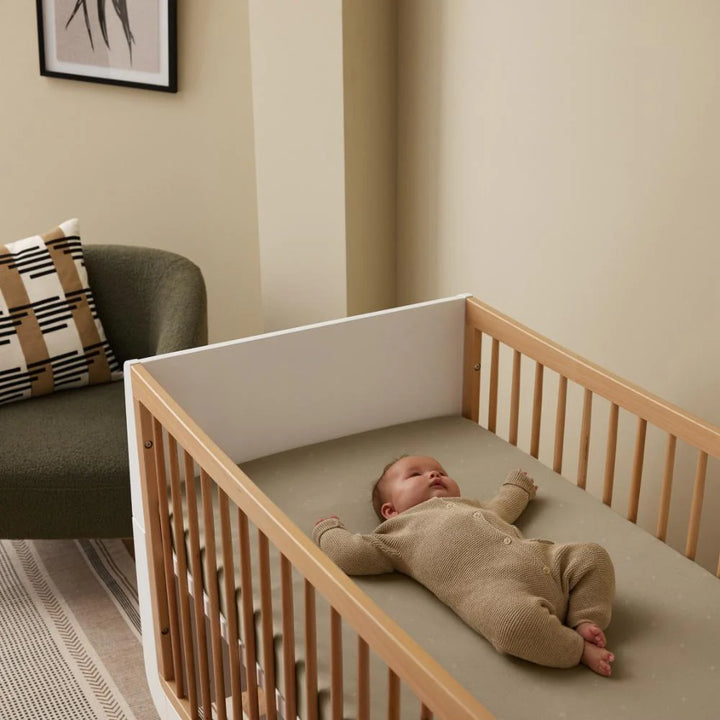 Snuz 2 Pack Cot & Cot Bed Fitted Sheet - Sage Cross