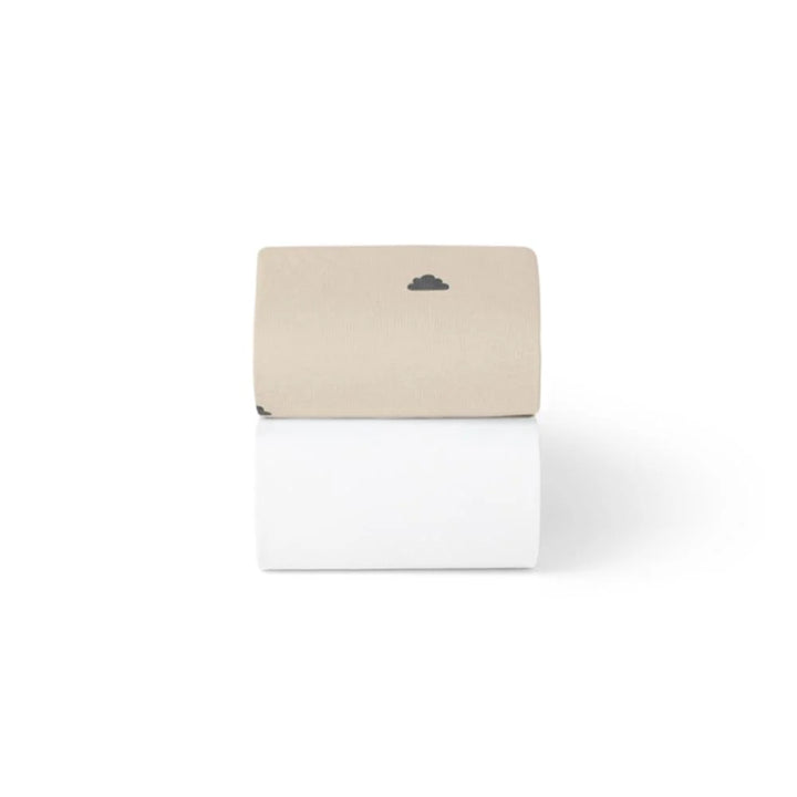 Snuz 2 Pack Cot & Cot Bed Fitted Sheet - Sand Cloud