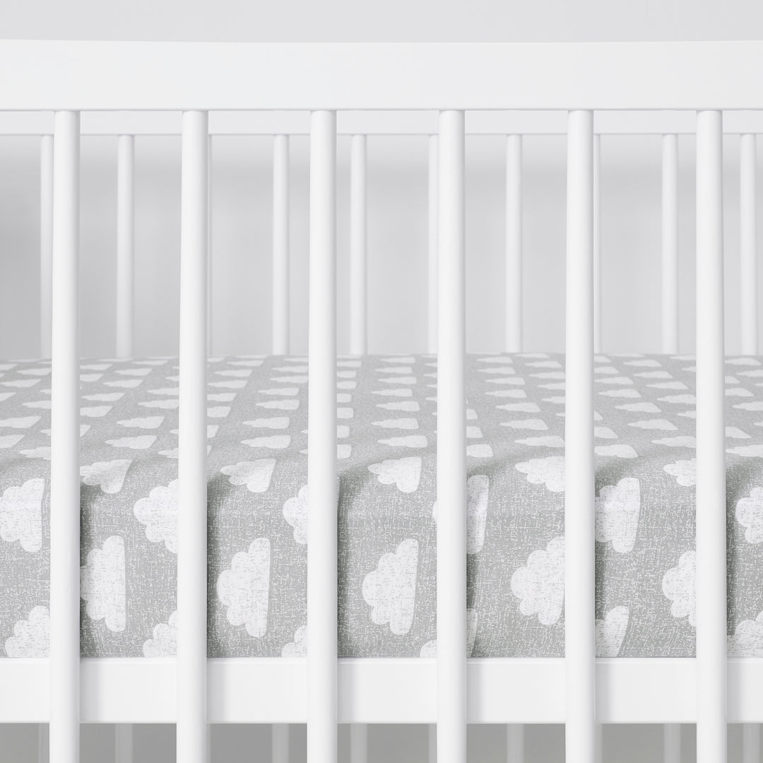 Snuz 2 Pack Cot & Cot Bed Fitted Sheet - Cloud Nine