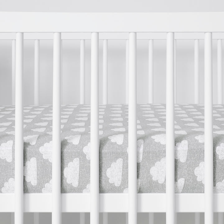 Snuz 2 Pack Cot & Cot Bed Fitted Sheet - Cloud Nine