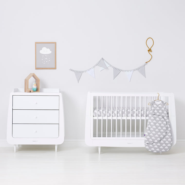 Snuz 2 Pack Cot & Cot Bed Fitted Sheet - Cloud Nine