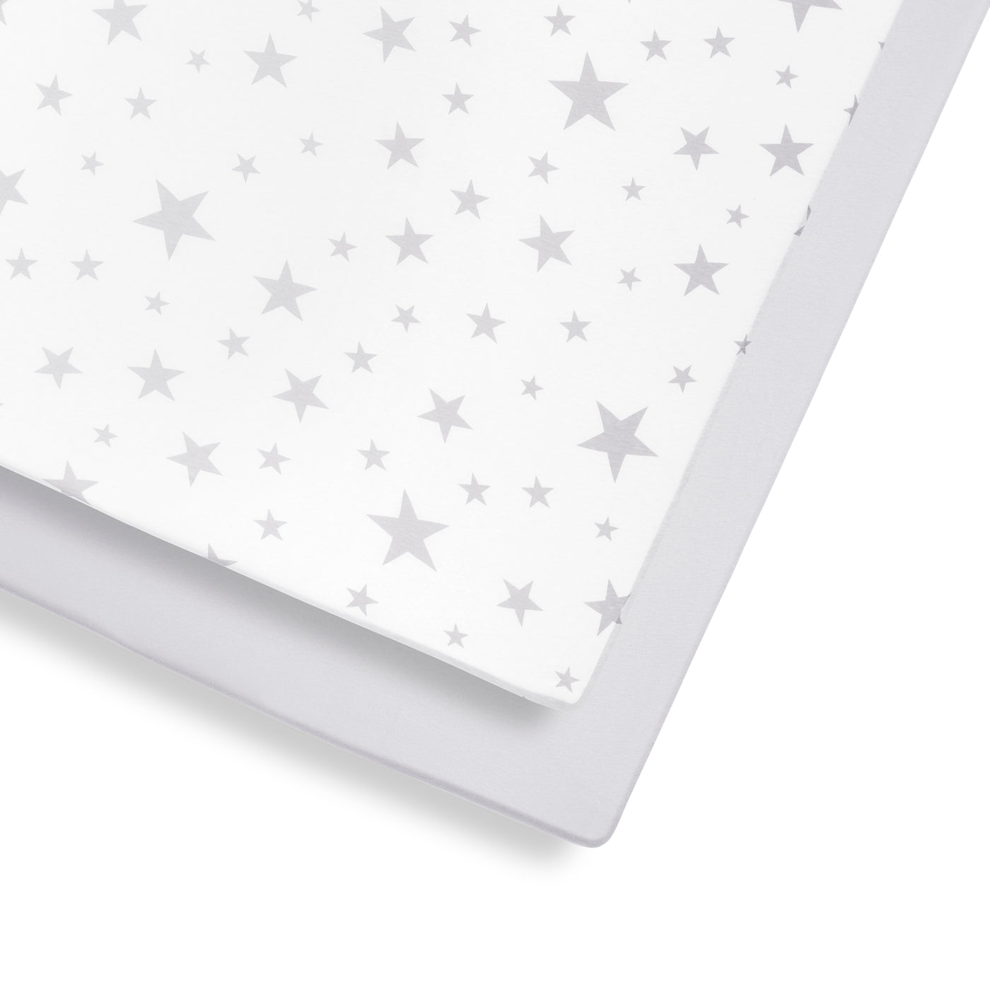 Snuz 2 Pack Cot & Cot Bed Fitted Sheet - Stars