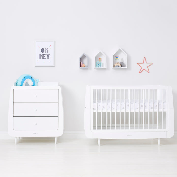 Snuz 2 Pack Cot & Cot Bed Fitted Sheet - Stars