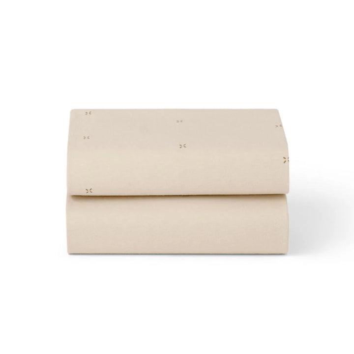 Snuz 2 Pack Crib Fitted Sheets - Cashmere Cross