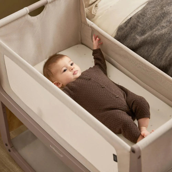 Snuz 2 Pack Crib Fitted Sheets - Cashmere Cross