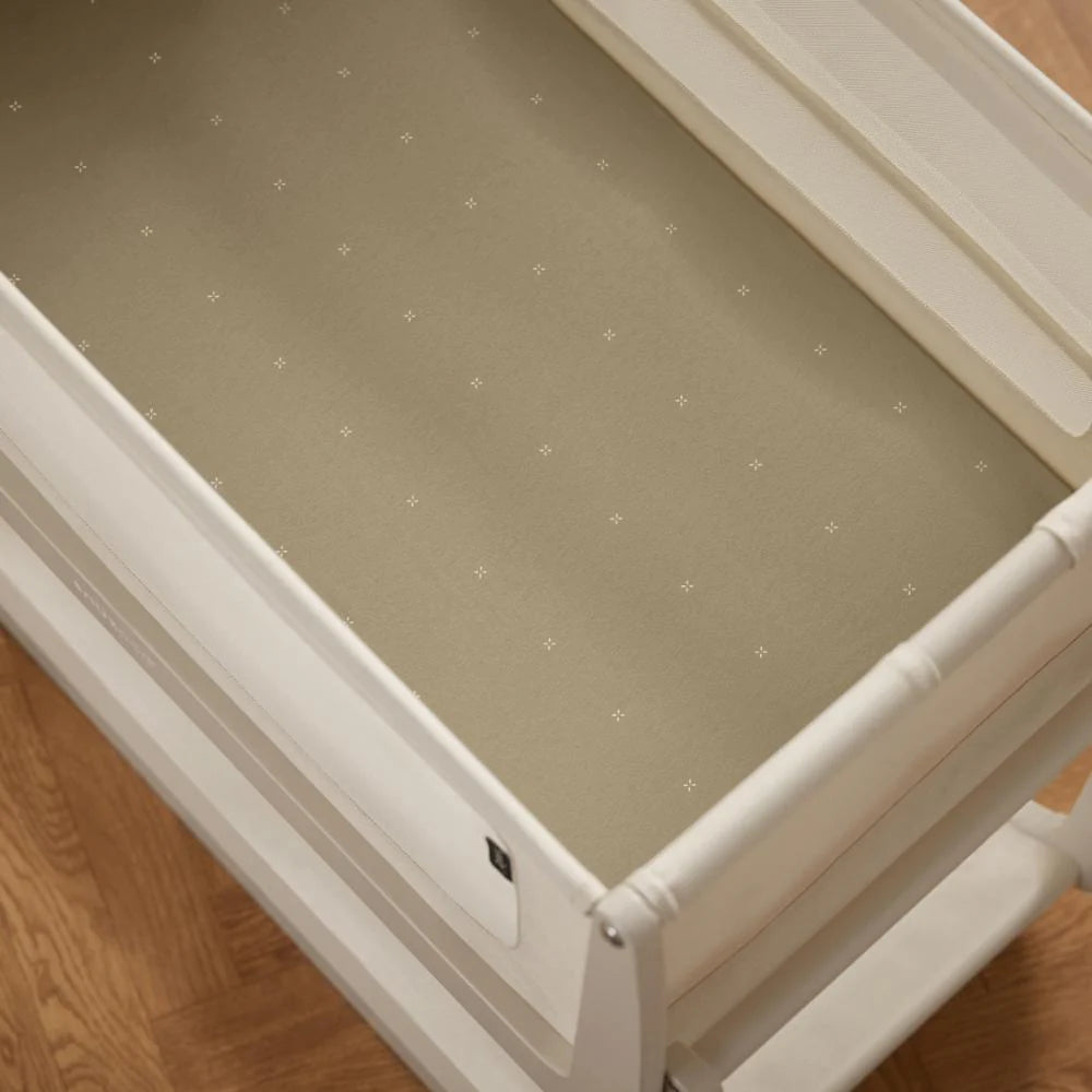 Snuz 2 Pack Crib Fitted Sheets - Sage Cross