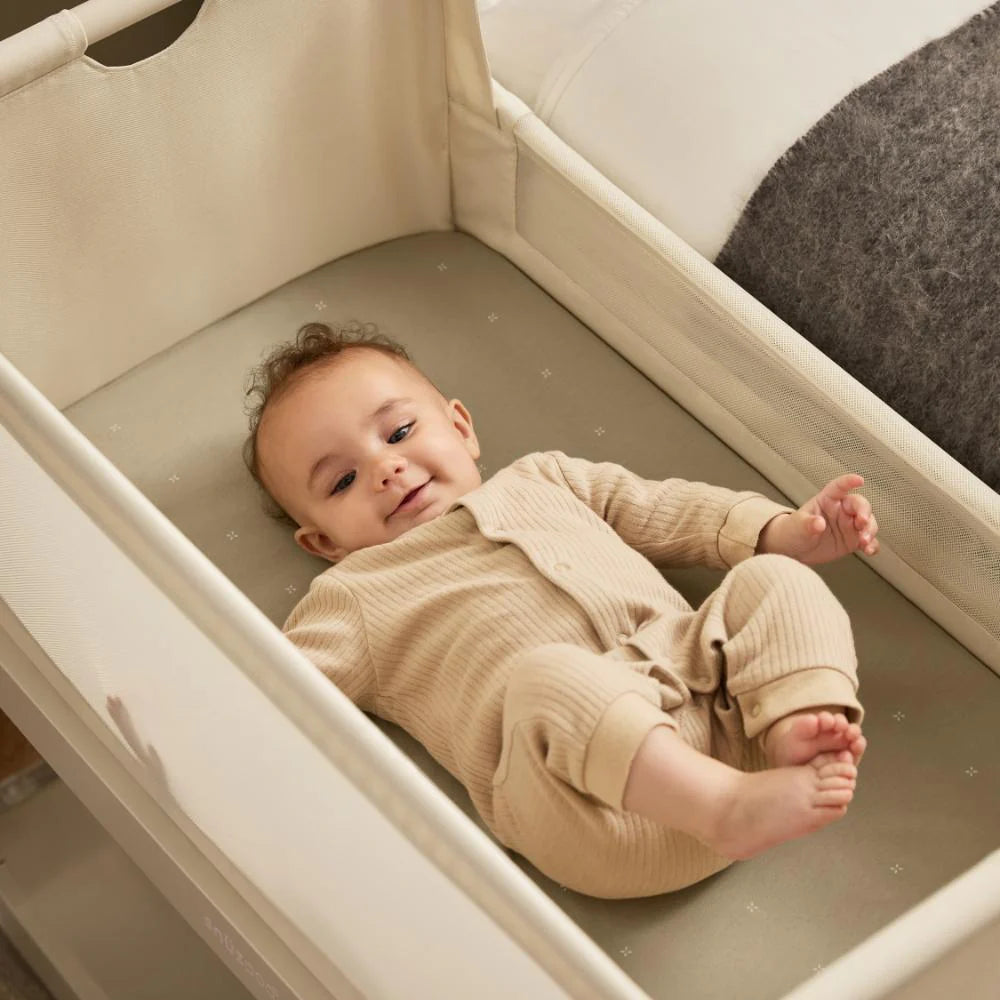 Snuz 2 Pack Crib Fitted Sheets - Sage Cross
