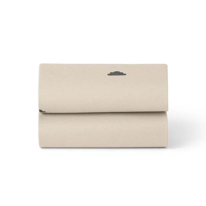 Snuz 2 Pack Crib Fitted Sheets - Sand Cloud