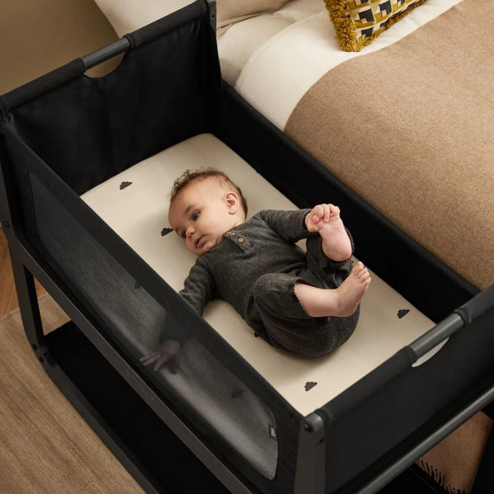 Snuz 2 Pack Crib Fitted Sheets - Sand Cloud