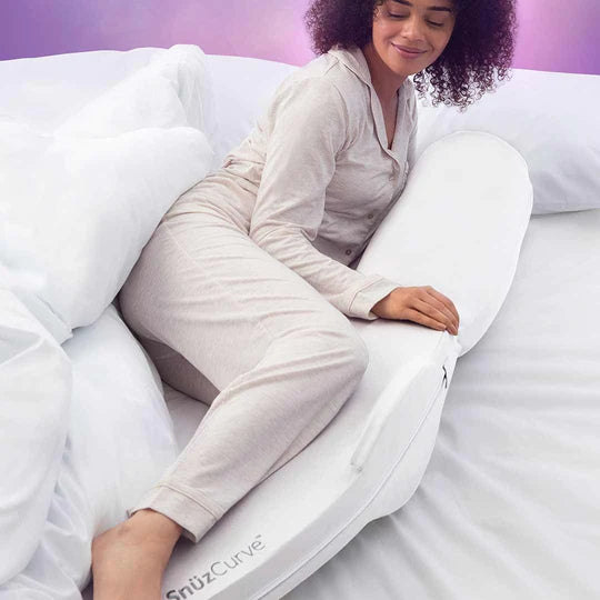 SnuzCurve Pregnancy Pillow - White