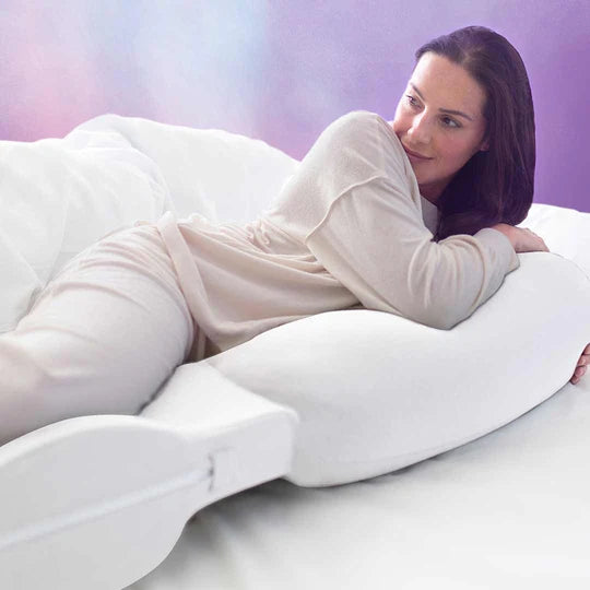 SnuzCurve Pregnancy Pillow - White