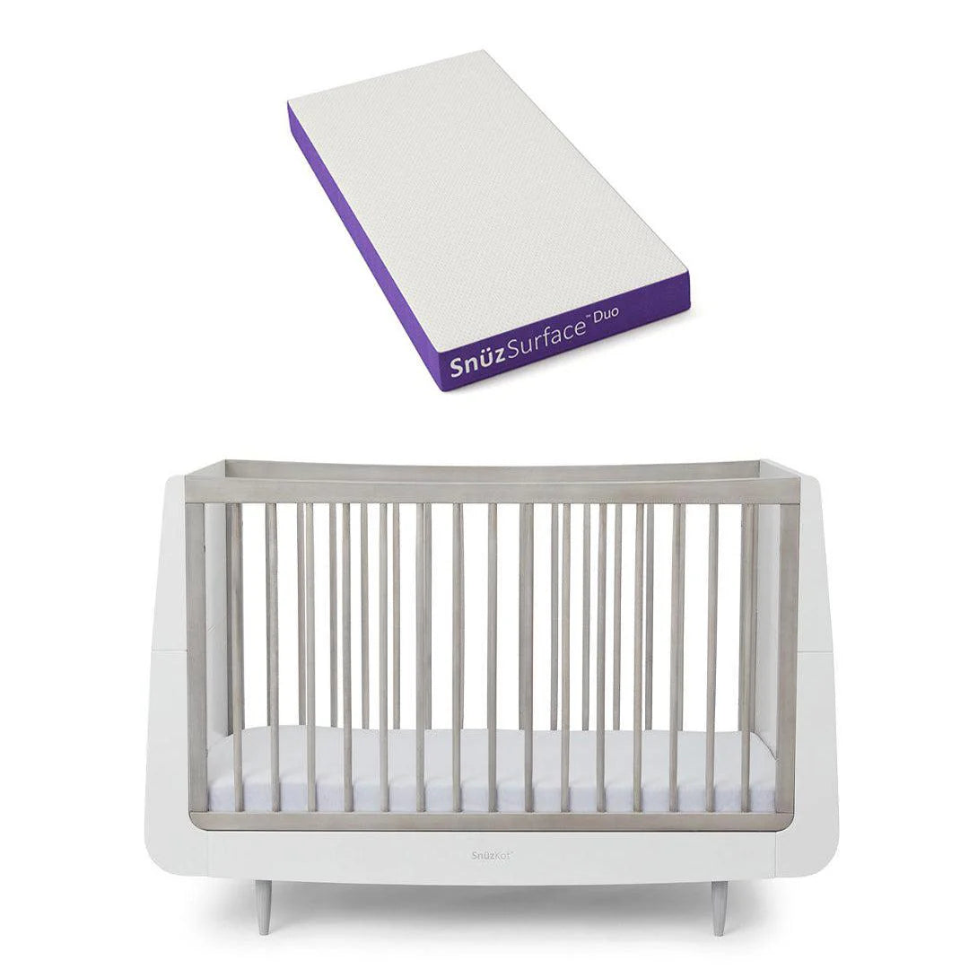 SnuzKot Skandi Cot Bed The Natural Edit Silver Birch Baby Nest