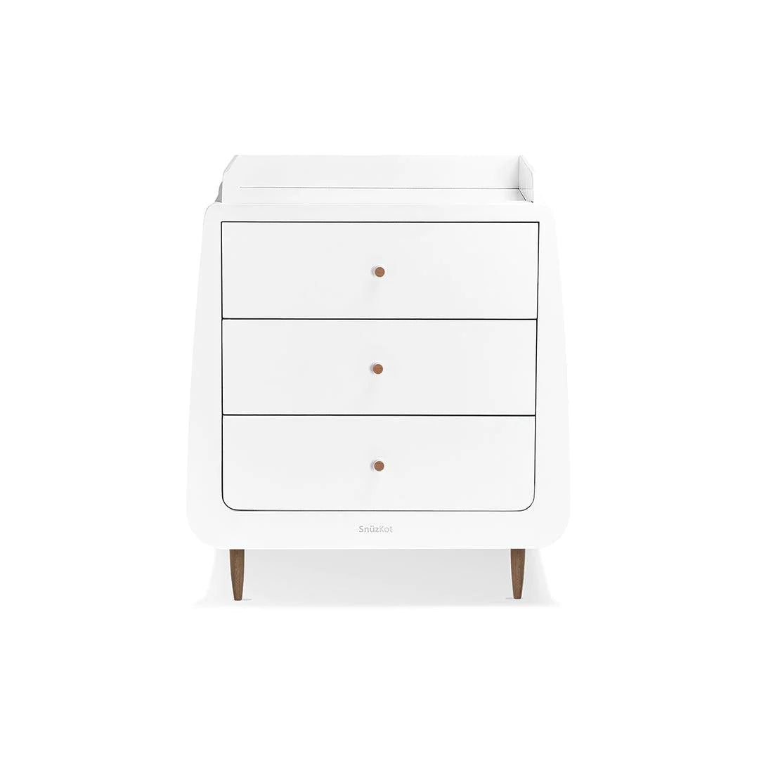 SnuzKot Skandi - The Natural Edit - 2 Piece Nursery Furniture Set - Walnut