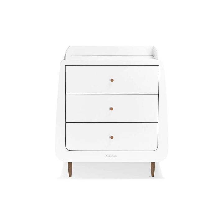 SnuzKot Skandi - The Natural Edit - 2 Piece Nursery Furniture Set - Walnut