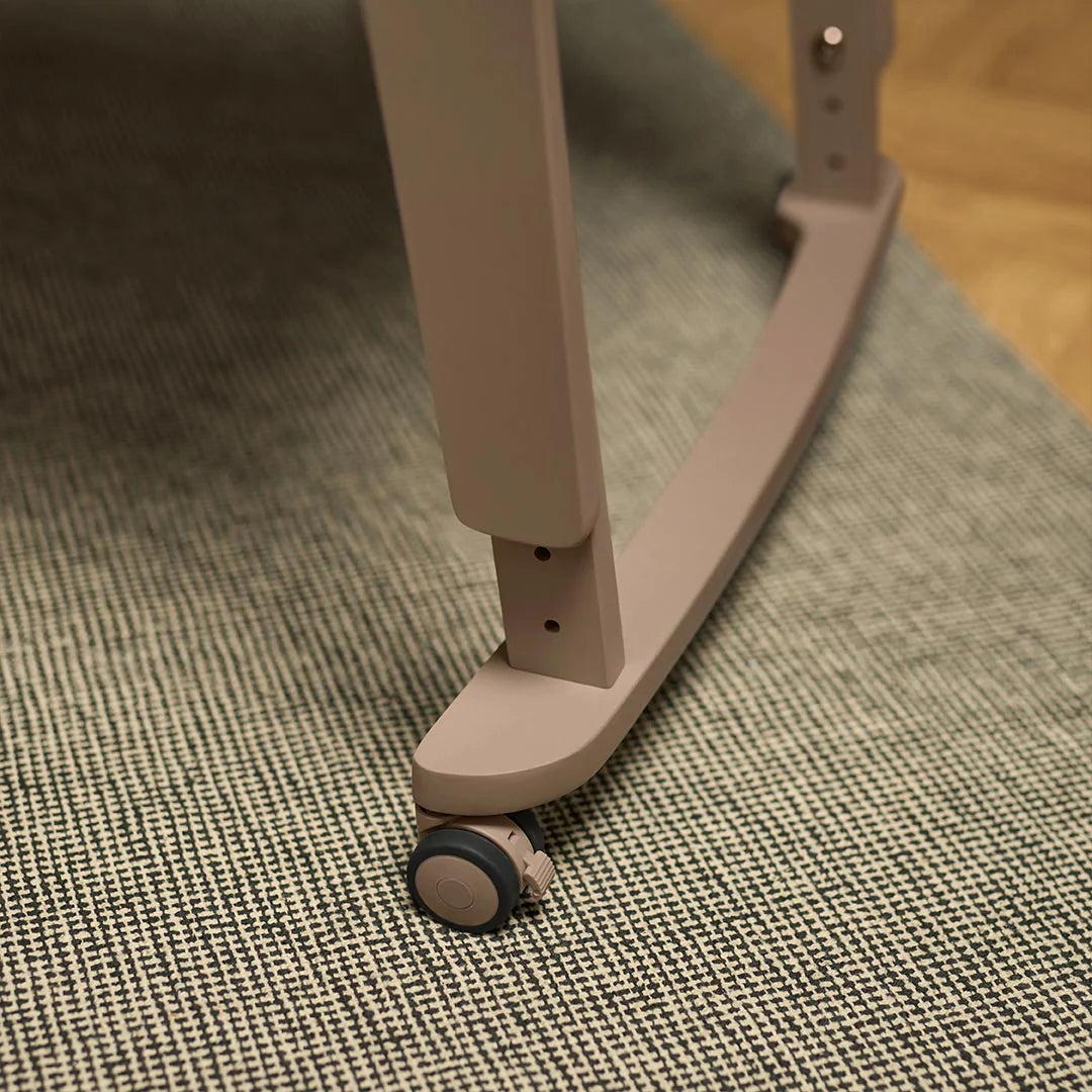 SnuzPod Studio Bedside Crib with mattress - Milan Mocha