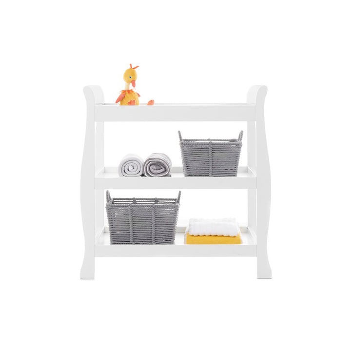 OBaby Stamford Space Sleigh 2 Piece Room Set - White