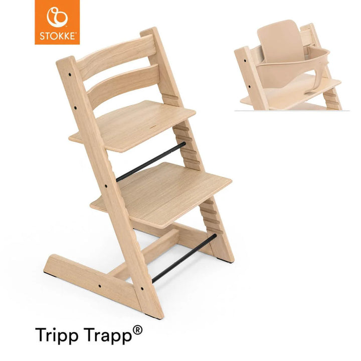 Stokke Tripp Trapp Chair & Baby Set - Oak Natural