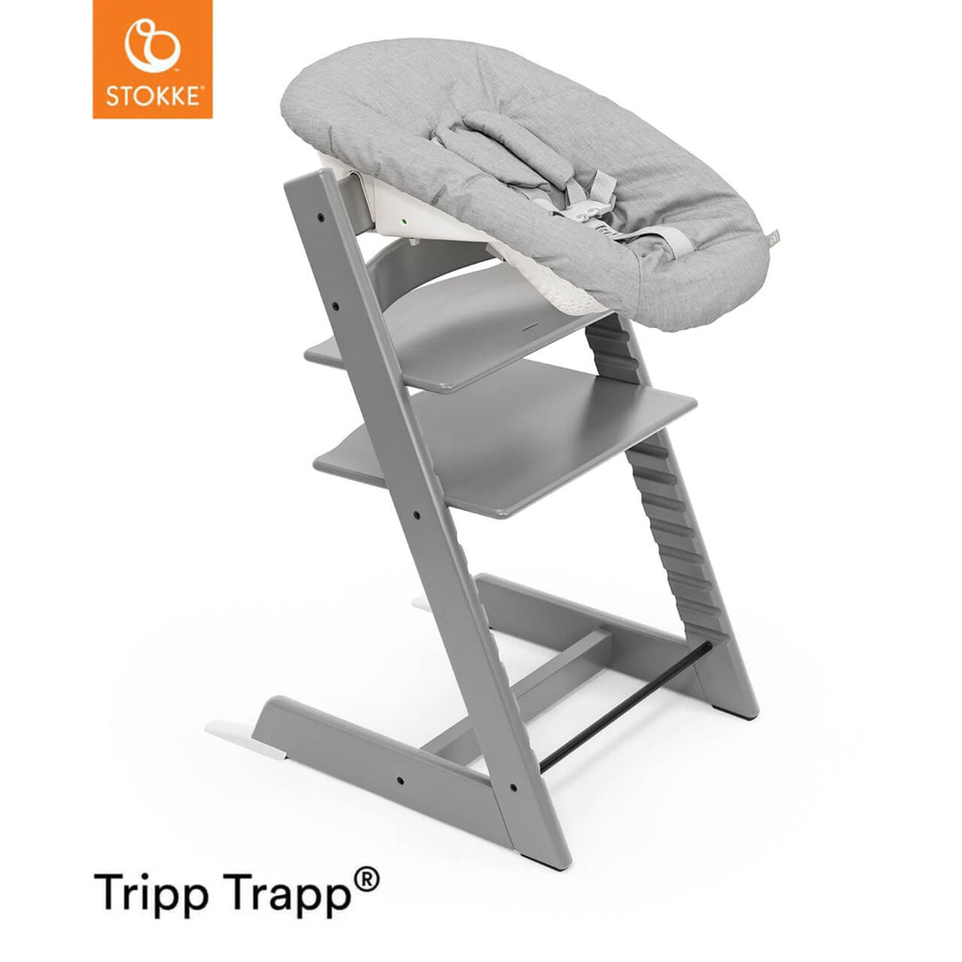 Tripp Trapp Newborn Bundle + Baby Set - Storm Grey