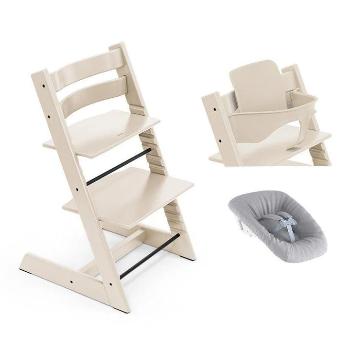 Tripp Trapp Newborn Bundle + Baby Set - Vanilla White