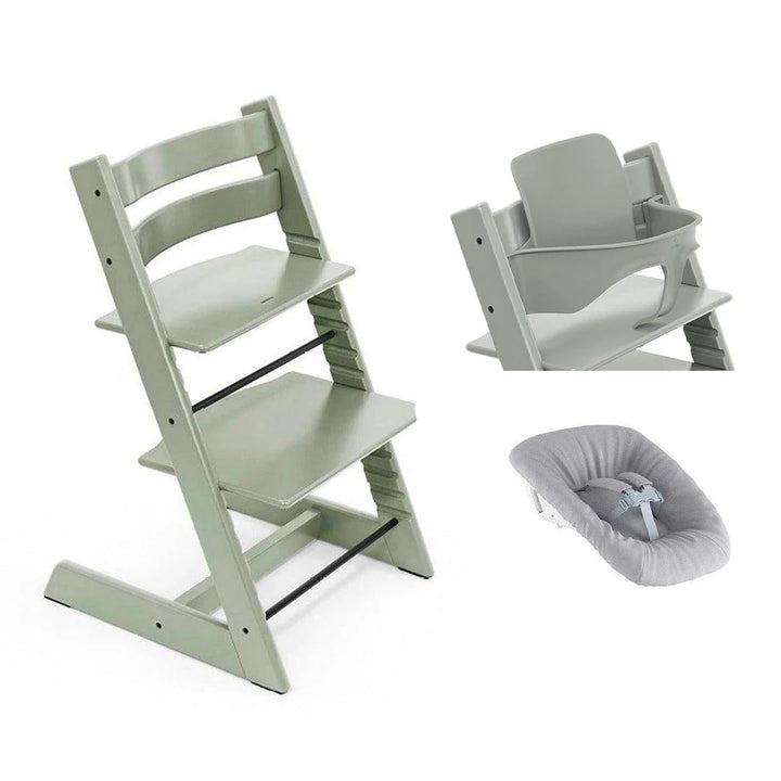 Tripp Trapp Newborn Bundle + Baby Set - Glacier Green