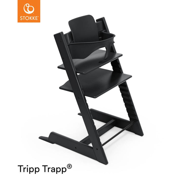 Tripp Trapp Newborn Bundle + Baby Set - Black